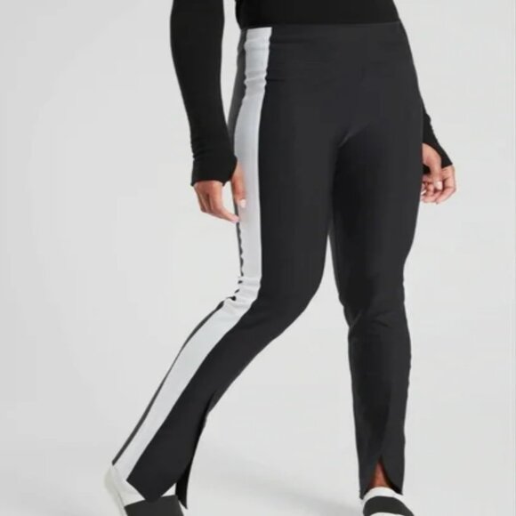 NWT Athleta Interstellar Colorblock Fitted Body Sculpt Tight Split Stretch Pants - Picture 5 of 11
